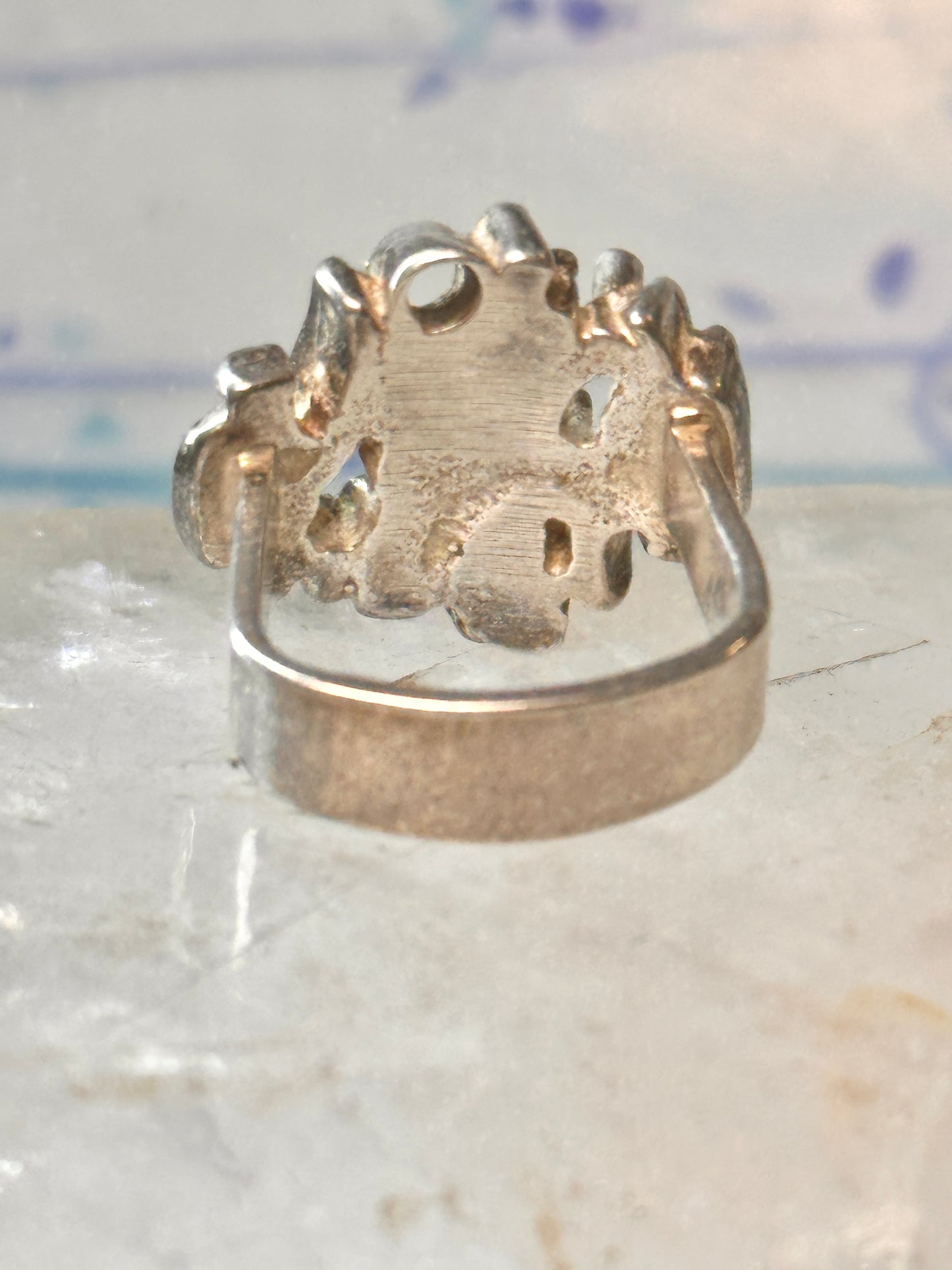 Juhis Kautokeino brutalist ring Norway size 4.75 sterling silver women