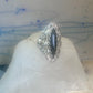 Black Hills Gold Long onyx ring leaves size 8.25 sterling silver women