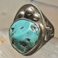 Navajo ring turquoise size 11.25 sterling silver women men