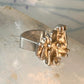 Juhis Kautokeino brutalist ring Norway size 4.75 sterling silver women