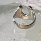Horseshoe ring size 6 southwest good luck coral turquoise chips sterling silver women