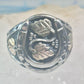 Black Hills Gold ring Horseshoe Good Luck size 10 sterling silver women men