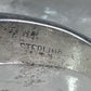 Turquoise ring southwest tribal band size 7.75 sterling silver women