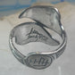 Howard Jackson Haida Raven ring MAG PAcific Northwest Pacific band size 8 sterling silver women men