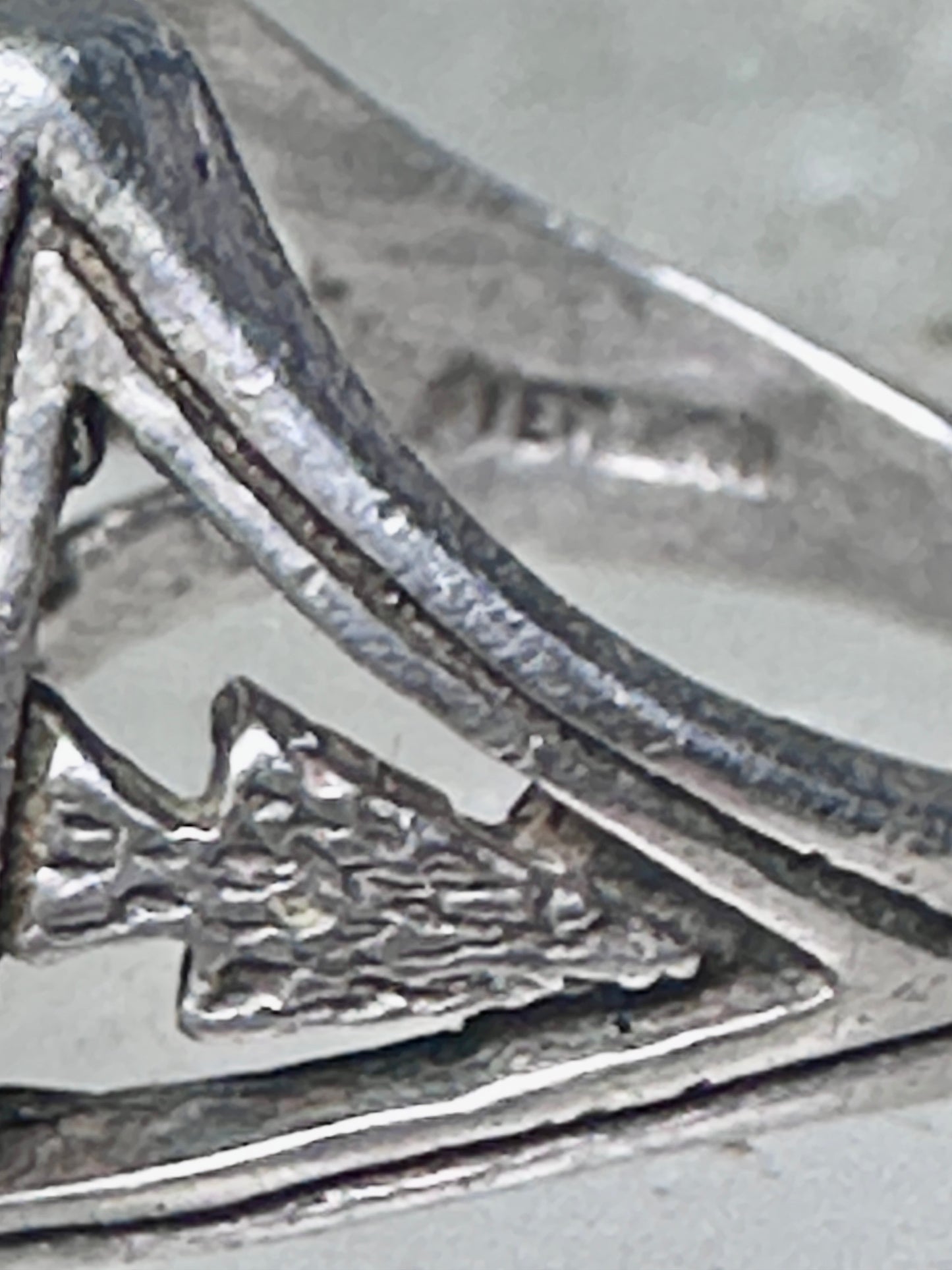 Horseshoe ring southwest tribal pinky good luck band size 3.75 sterling silver wome