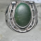 Horseshoe ring southwest tribal pinky good luck band size 3.75 sterling silver wome