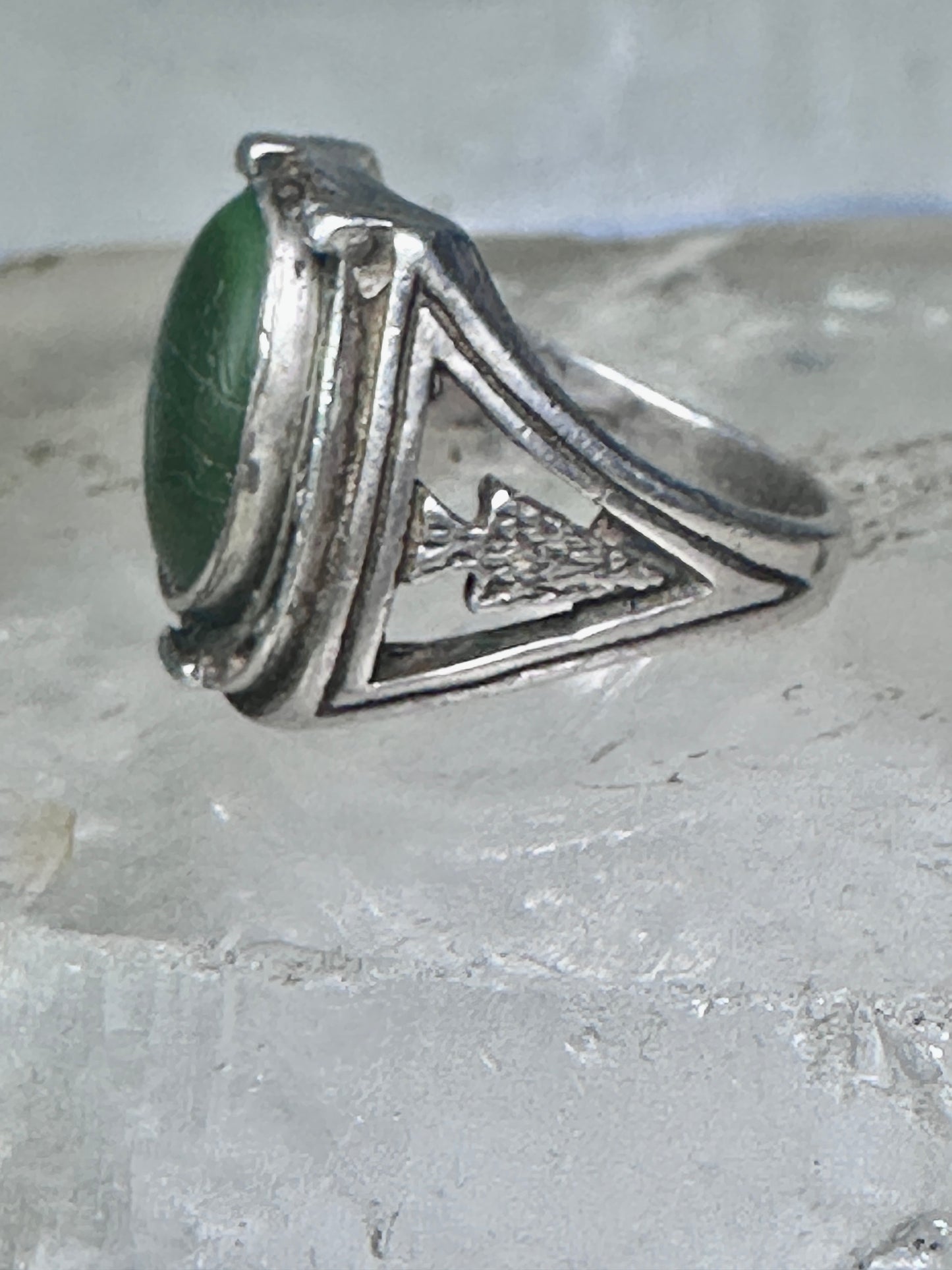 Horseshoe ring southwest tribal pinky good luck band size 3.75 sterling silver wome