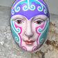 Sergio Bustamante ring face figurative band size 6.75 sterling silver women