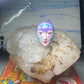 Sergio Bustamante ring face figurative band size 6.75 sterling silver women