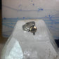 Moving Ball ring geometric kinetic  solid band size 5.50 sterling silver women logo