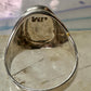 Zuni ring size 8 Turquoise, Coral, Lapis Lazuli, MOP,sterling silver women sign JM