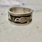 Bird ring size 9.50 Love birds band sterling silver women men