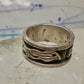 Bird ring size 9.50 Love birds band sterling silver women men