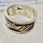 Bird ring size 9.50 Love birds band sterling silver women men