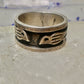 Bird ring size 9.50 Love birds band sterling silver women men