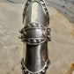 Armor ring size 8 to size 7 full finger movable Renaissance Festivals sterling silver women men