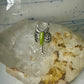 Scorpio ring size 6 green stone southwest sterling silver women