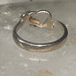 Black Hills Gold ring Heart band Love Valentine sterling silver women girls pinky
