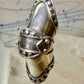 Armor ring size 8 to size 7 full finger movable Renaissance Festivals sterling silver women men