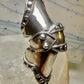 Armor ring size 8 to size 7 full finger movable Renaissance Festivals sterling silver women men