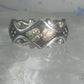 Black Hills Gold ring band leaves size 6.75 sterling silver women&nbsp;