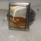 Art Deco jasper ring size 6.50 sterling silver women