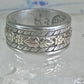 Black Hills Gold ring wedding band leaves size 5.5 sterling silver women