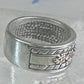 Black Hills Gold ring wedding band leaves size 5.5 sterling silver women