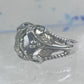 Black Hills Gold ring wedding band amethyst leaves size 8 sterling silver women