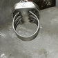 Venetian Glass African Trade Bead Ring size 8.75 sterling silver