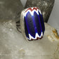 Venetian Glass African Trade Bead Ring size 8.75 sterling silver