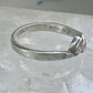 Black Hills Gold ring heart stacker band leaves size 6.75 sterling silver women