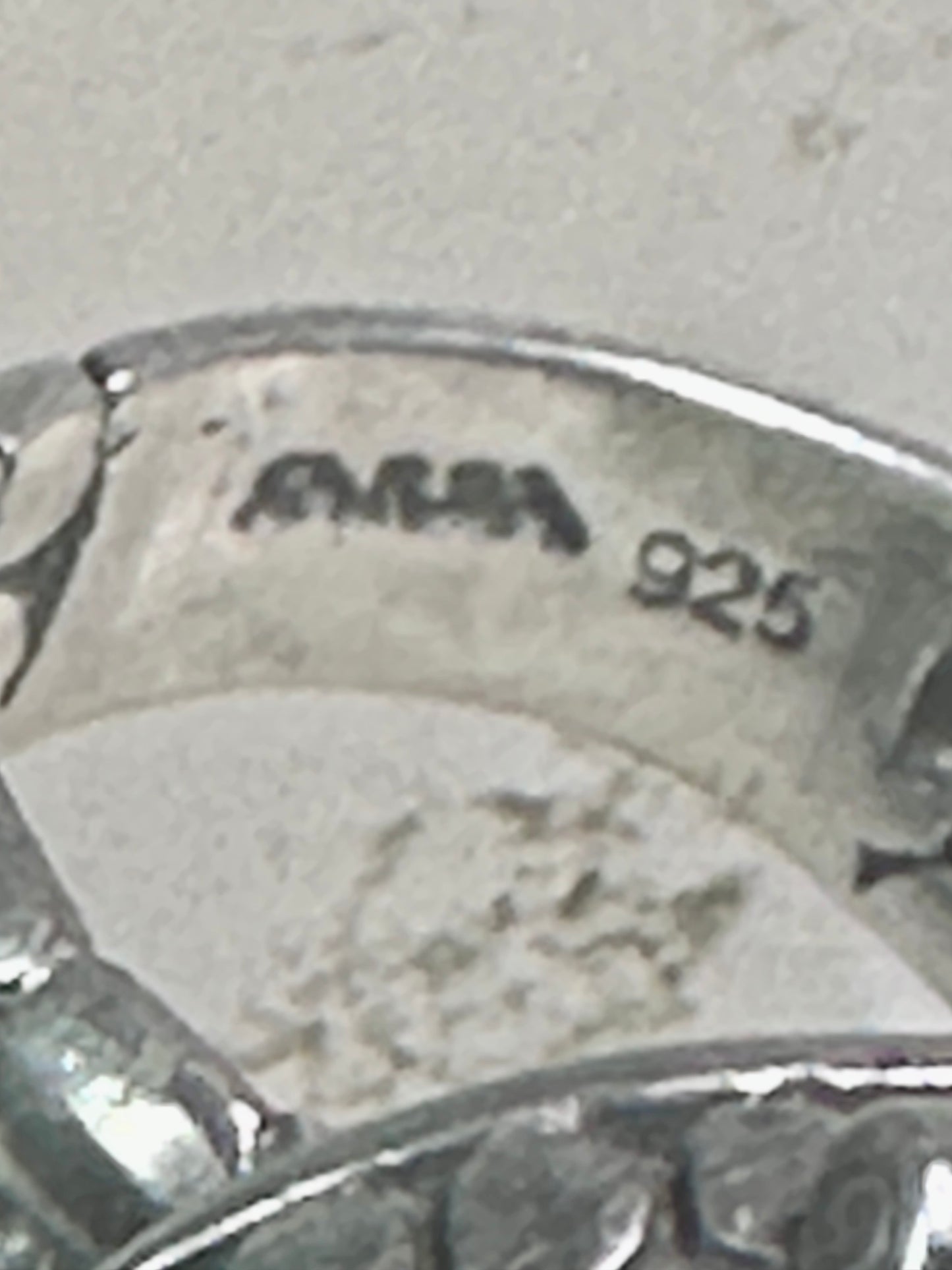 Poison ring Yin Yang Flowers floral size 7 adj sterling silver women