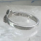 Black Hills Gold ring heart stacker band leaves size 6.75 sterling silver women