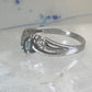 Black Hills Gold ring floral band leaves size 9 sterling silver women