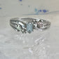 Black Hills Gold ring floral band leaves size 9 sterling silver women