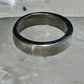 Wedding Band Ring thick plain  band size 6.25 sterling silver women men