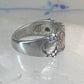 Black Hills Gold ring floral wedding band leaves size 4.5 sterling silver women