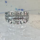 Black Hills Gold ring garnet floral wedding band leaves size 7 sterling silver women