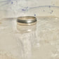 Wedding ring size 7 Plain band Love sterling silver women men