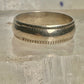 Wedding ring size 7 Plain band Love sterling silver women men