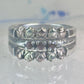Black Hills Gold ring garnet floral wedding band leaves size 7 sterling silver women
