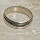 Wedding ring size 7 Plain band Love sterling silver women men