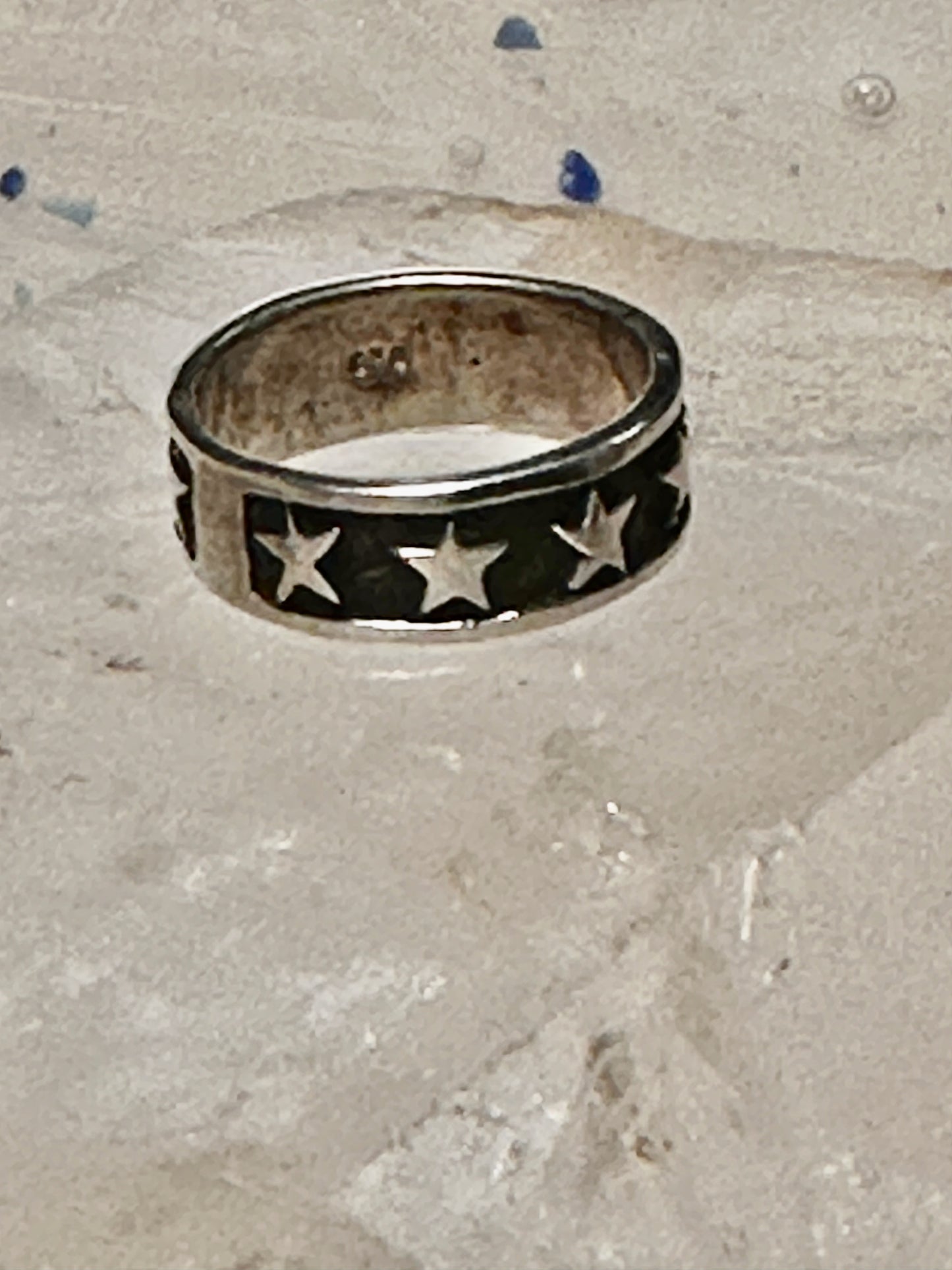Star ring celestial band size 5.25 sterling silver women  girls boys
