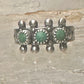 Zuni ring size 1 Turquoise Petite point band baby tiny pinky sterling silver women