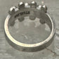 Zuni ring size 1 Turquoise Petite point band baby tiny pinky sterling silver women
