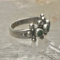 Zuni ring size 1 Turquoise Petite point band baby tiny pinky sterling silver women