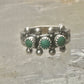Zuni ring size 1 Turquoise Petite point band baby tiny pinky sterling silver women