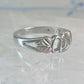 Black Hills Gold ring heart love band Valentine leaves size 6.50 sterling silver women
