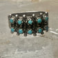 Zuni ring size 7.5 Turquoise Petite point band sterling silver women